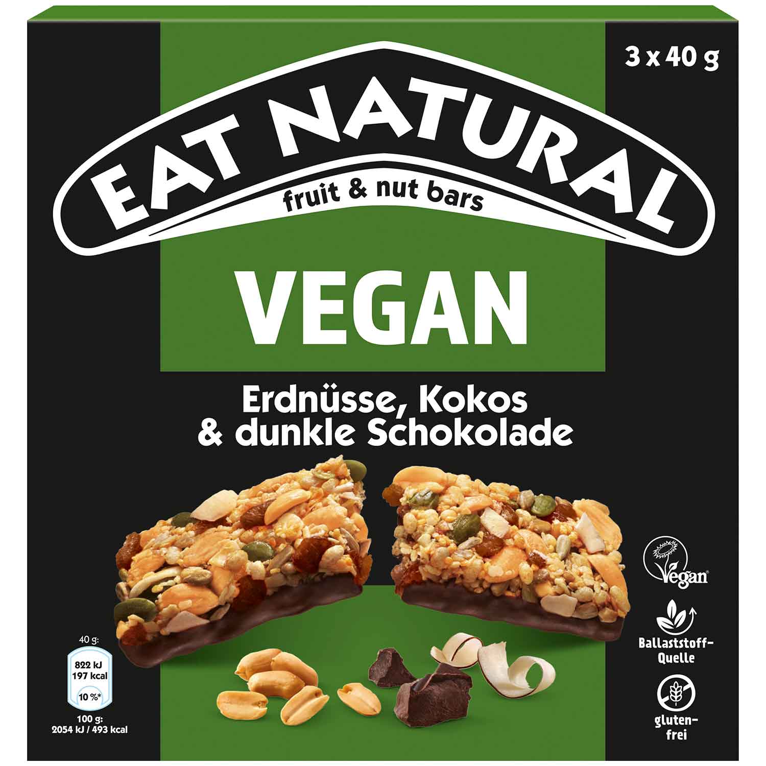 vegan, nuss bars, frucht bars, schokolade, erhältlich