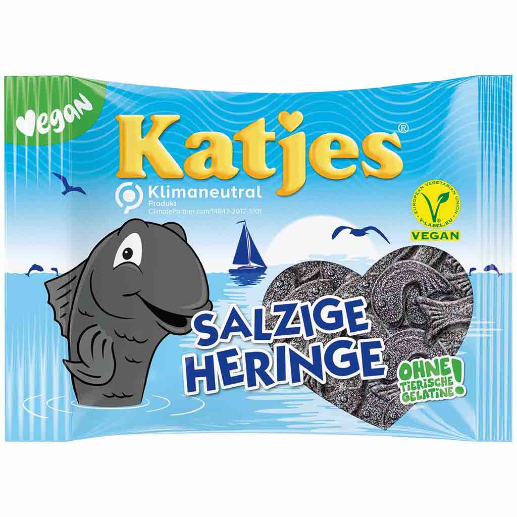 Katjes Lakritz Salzige Heringe 175g MHD 30.10.26