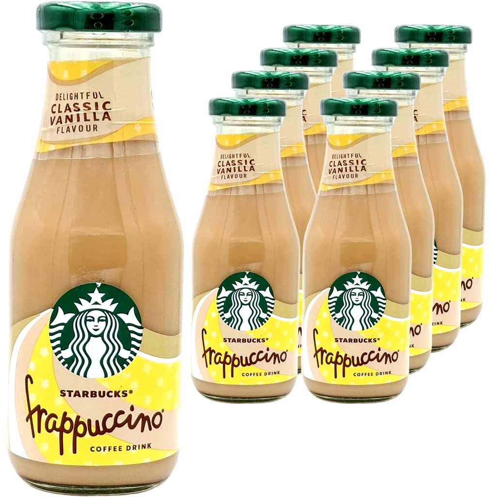 Kaffeegetränk, Trinkflasche, Trappuccino, Vanille, Starbucks