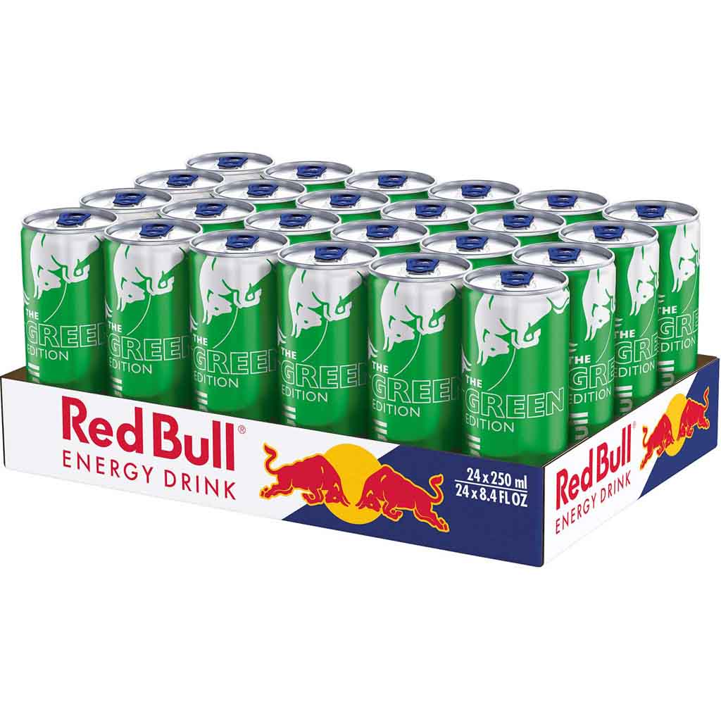 24x Red Bull The Green Edition Kaktusfrucht DOSE á 250ml=6L MHD 27.05.27