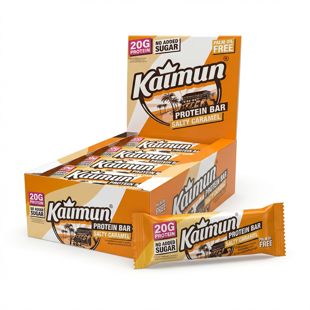 Protein-Riegel, Salty Caramel, kein Zuckerzusatz, 20 g Protein, Palmölfrei