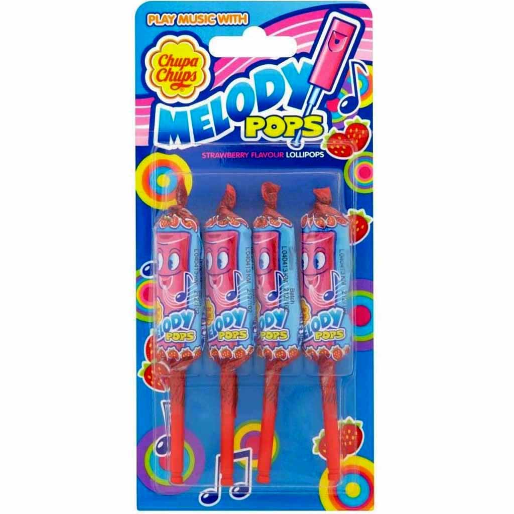 Chupa Chups Melody Pops Lutscher 4x 15g=60g MHD 30.07.26