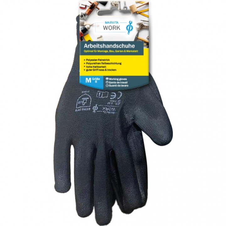 Arbeitshandschuhe Feinstrick Größe M - Praktische Handschuhe Für Verschiedene Arbeiten