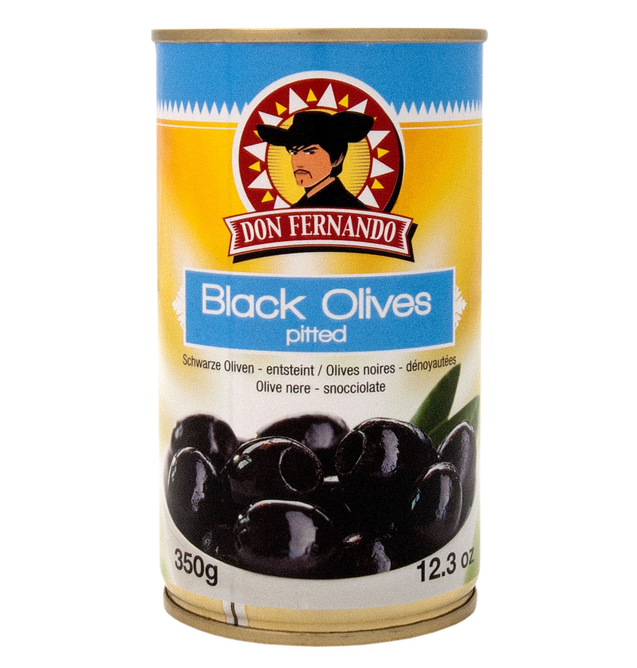 Don Fernando geschwärzte Oliven entsteint 150g MHD 16.06.29