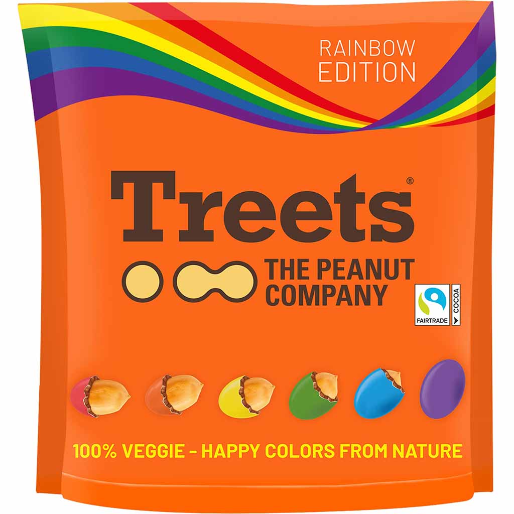Treets - The Peanut Company Peanuts Rainbow Edition 300g