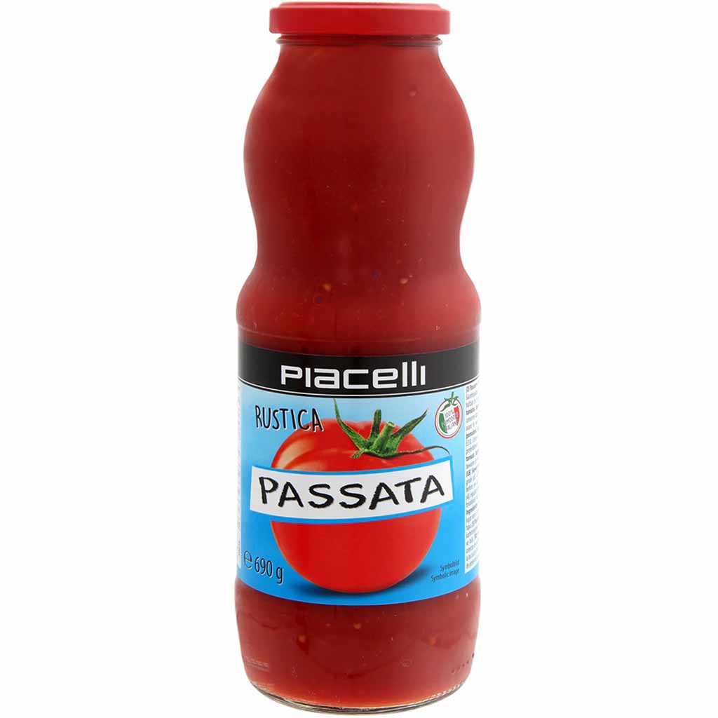Piacelli Passata Rustica passierte Tomaten 690g MHD 30.08.28