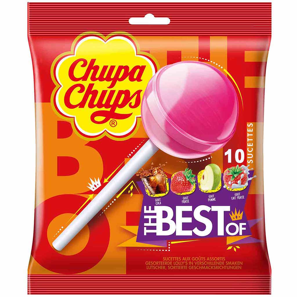 Chupa Chups Best of Lollipops Lutscher 120g MHD 30.05.28