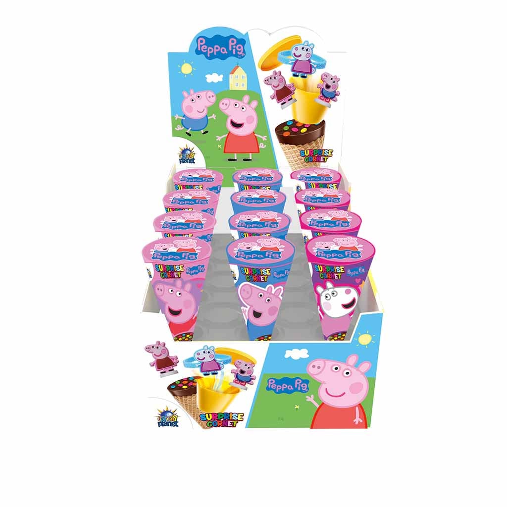 Peppa Pig, Kinderbecher, Einhornfarben, Surprise Kornet, Cartoon-Show-Artikel