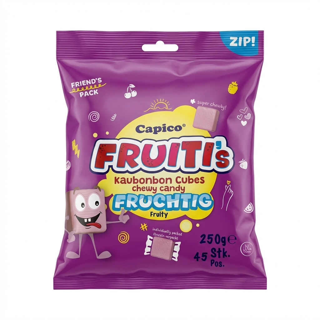 Süßigkeiten, Gummibärchen, Kaugummi, Fruchtgummi, Snackpackung