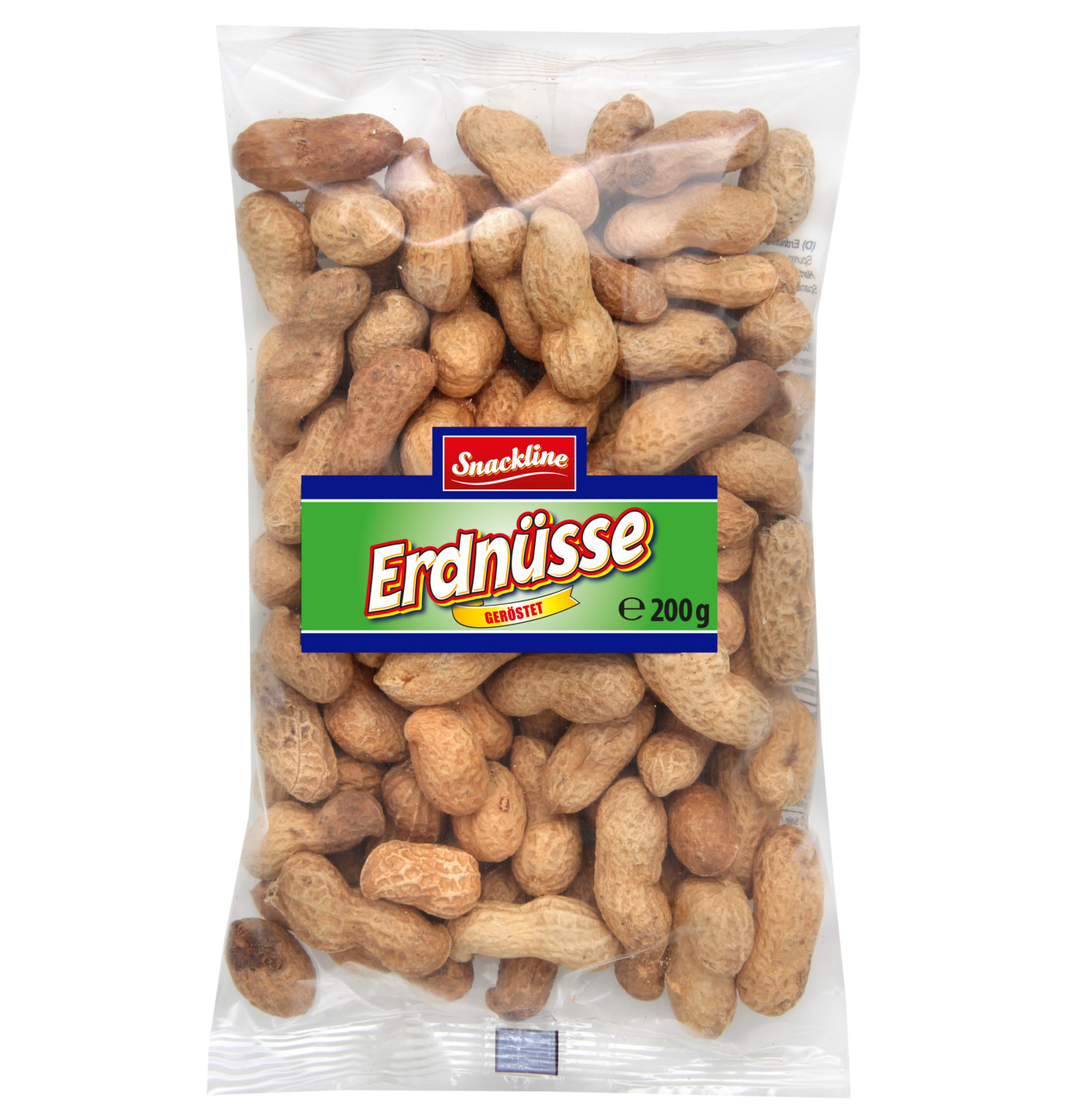 Snackline Erdnüsse in der Schale, geröstet 200g MHD 30.01.27