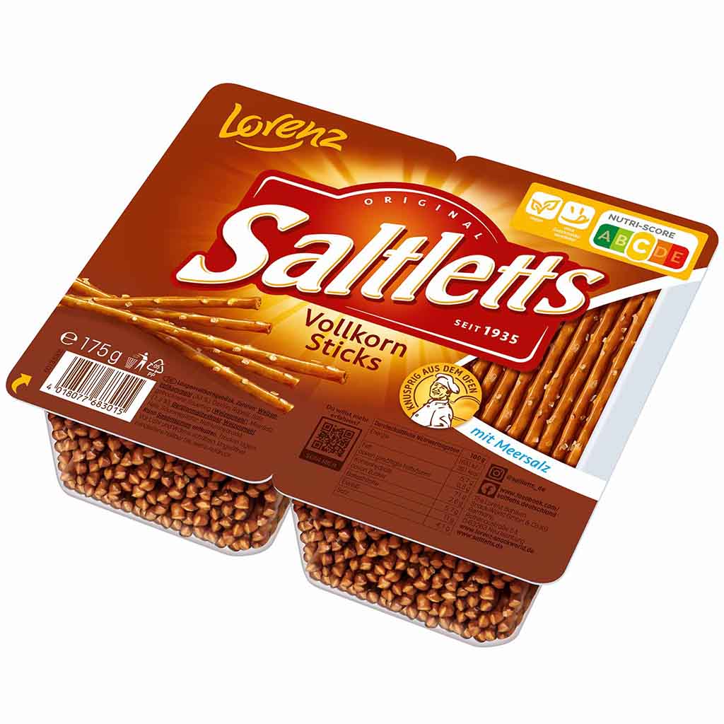Lorenz Saltletts Vollkorn Sticks 175g MHD 17.08.26