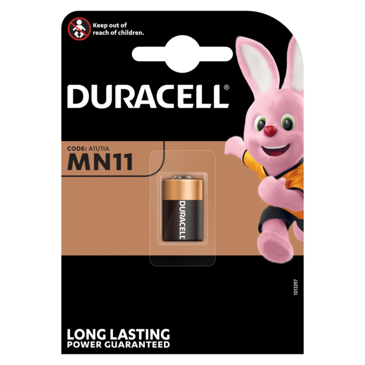 Duracell Alkaline Batterie A11 / MN11 6V – 1er Blister MHD 30.05.30