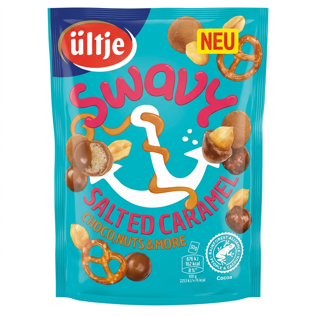 Snack, Choco, Salzig, Karamell, Nüsse