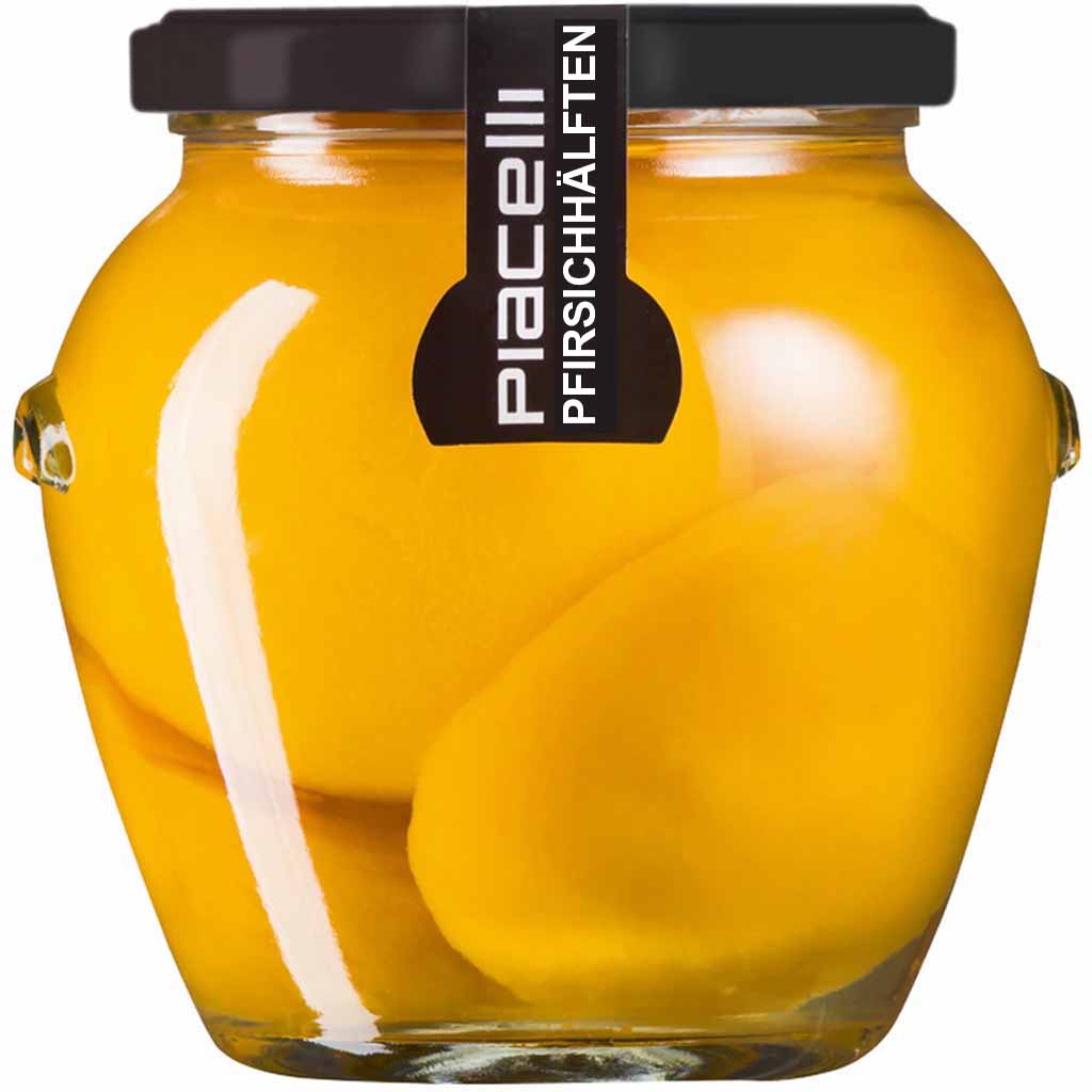 Piacelli Pfirsichhälften leicht gezuckert 300g MHD 30.06.28