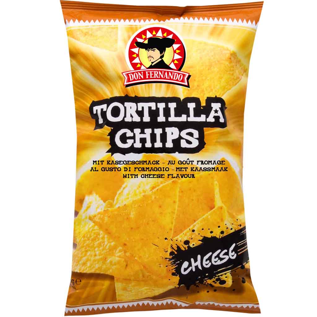 Don Fernando Tortilla Chips Cheese 200g MHD 04.04.27