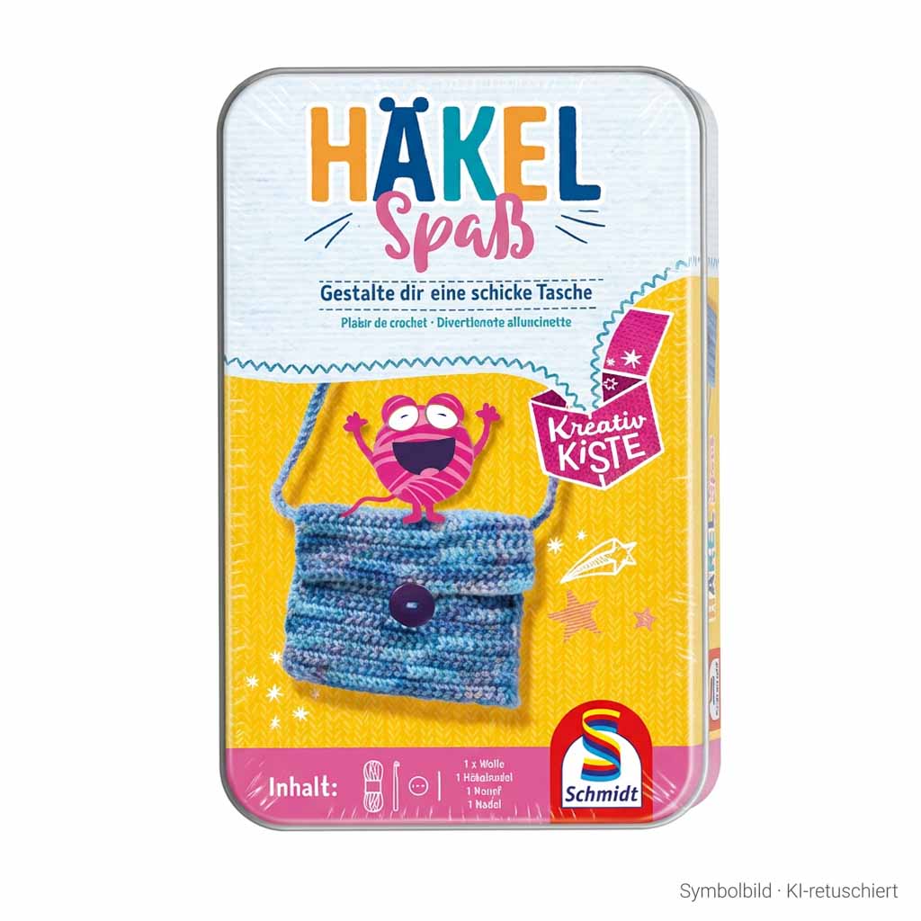 Häkeln Kit,  Tasche,  Garn,  Knopf,  Bastel