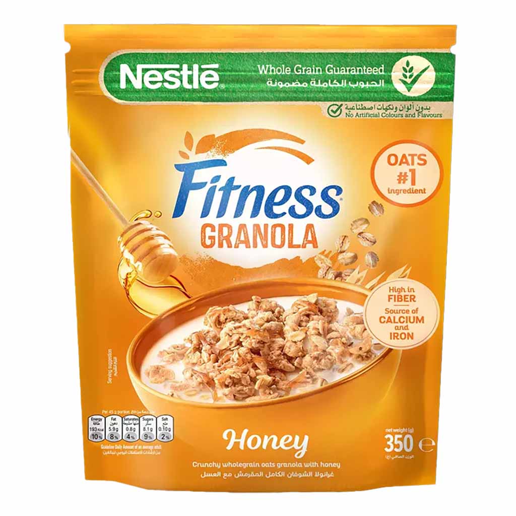 granola, haferflocken, honig, frühstück, beutel