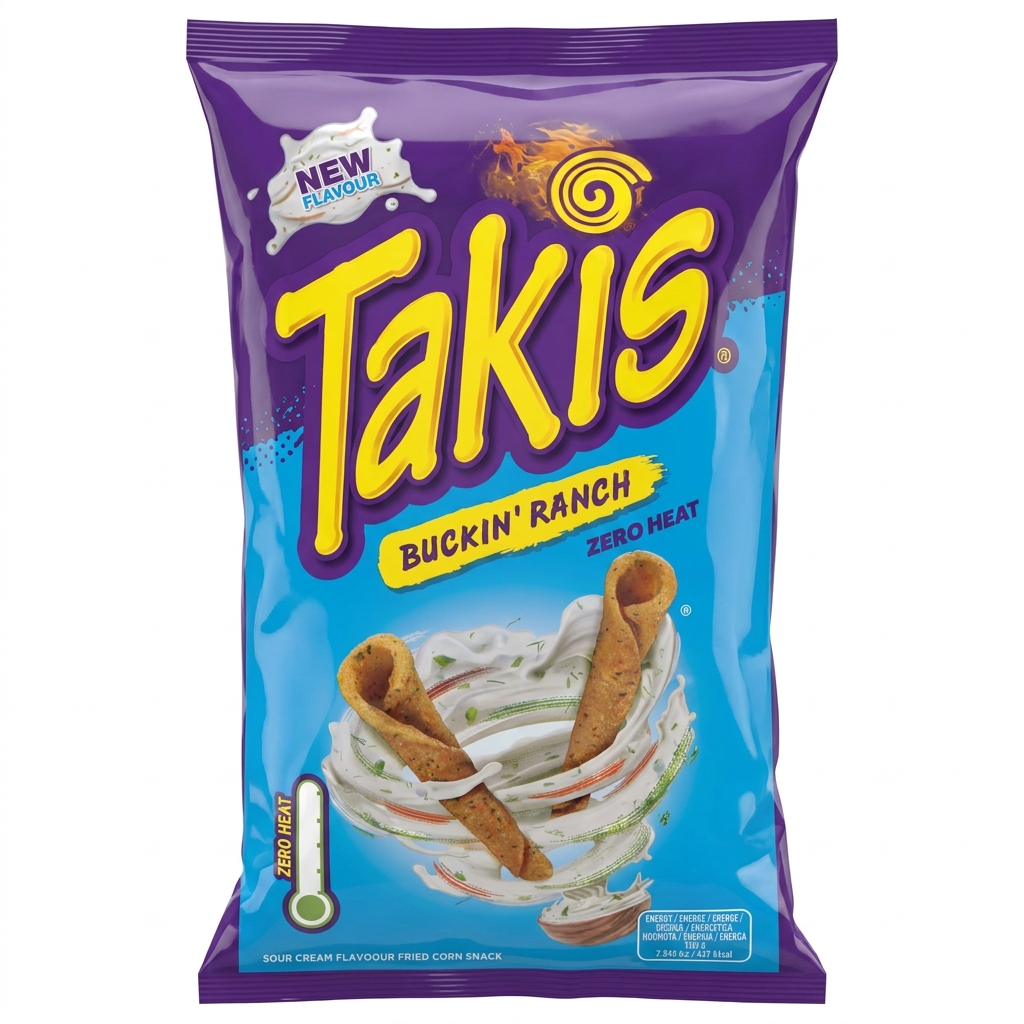 Snack, Mais-Snack, Frittiert, Saurrahm, Buckin' Ranch