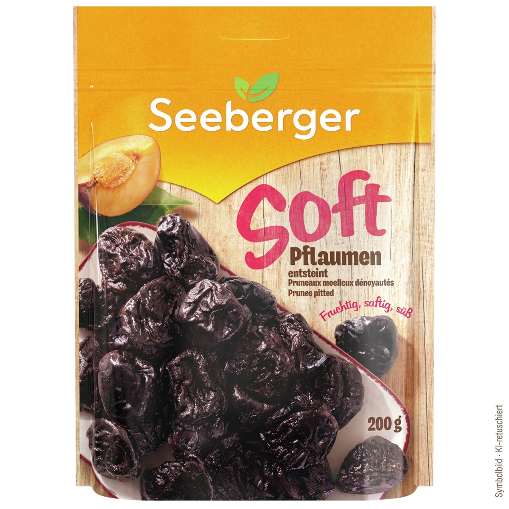 Trockenpflaumen, Pflaumen, Trockenobst, 200 g, Frucht