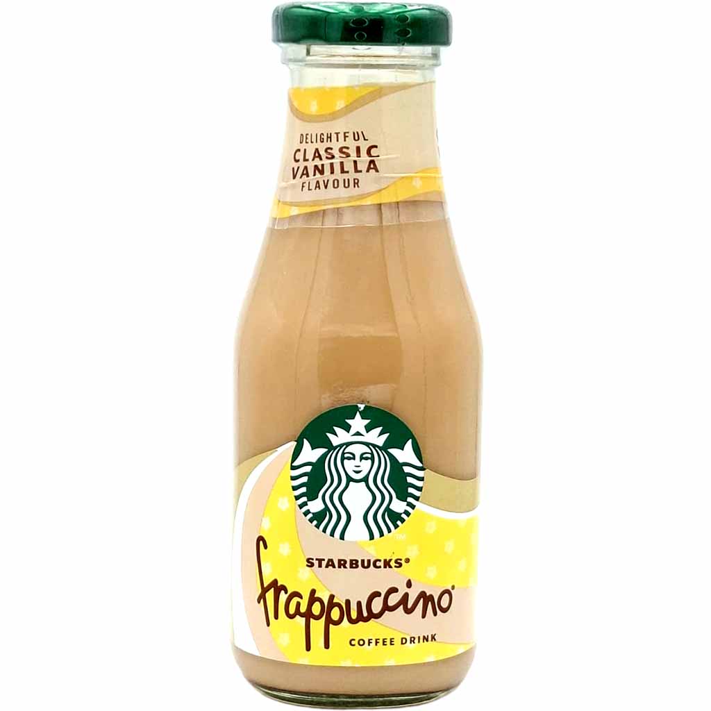 Cappuccino, Kaffeegetränk, Starbucks, Vanille, Glasflasche