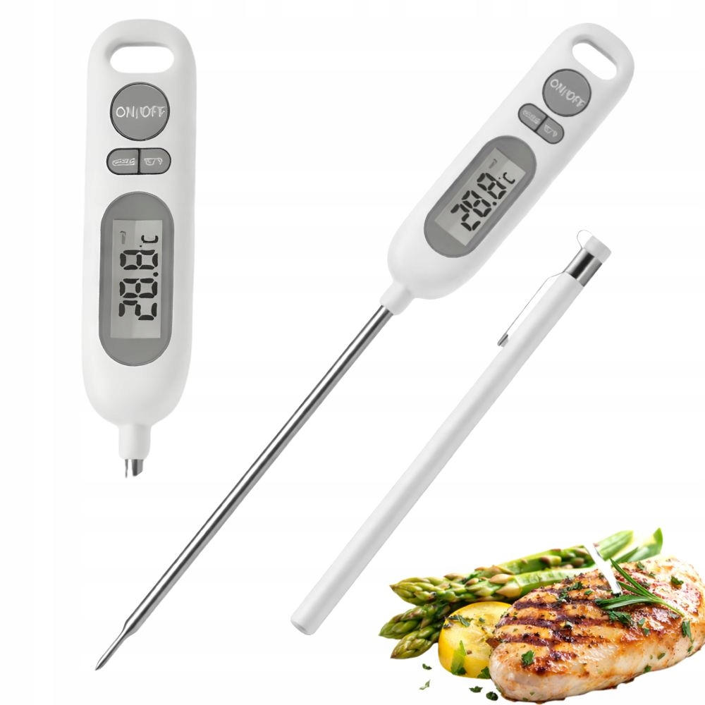 digitaler thermometer, Lebensmittelthermometer, Fleischthermometer, Anzeige, Messsonde