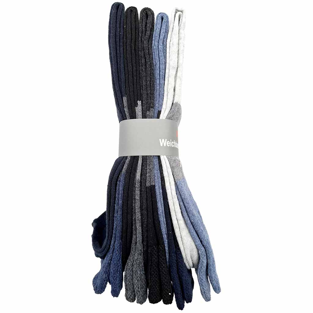 5x Trend Herrensocken RELAXX ohne Gummidruck 5-Farben Sortierung 39-42