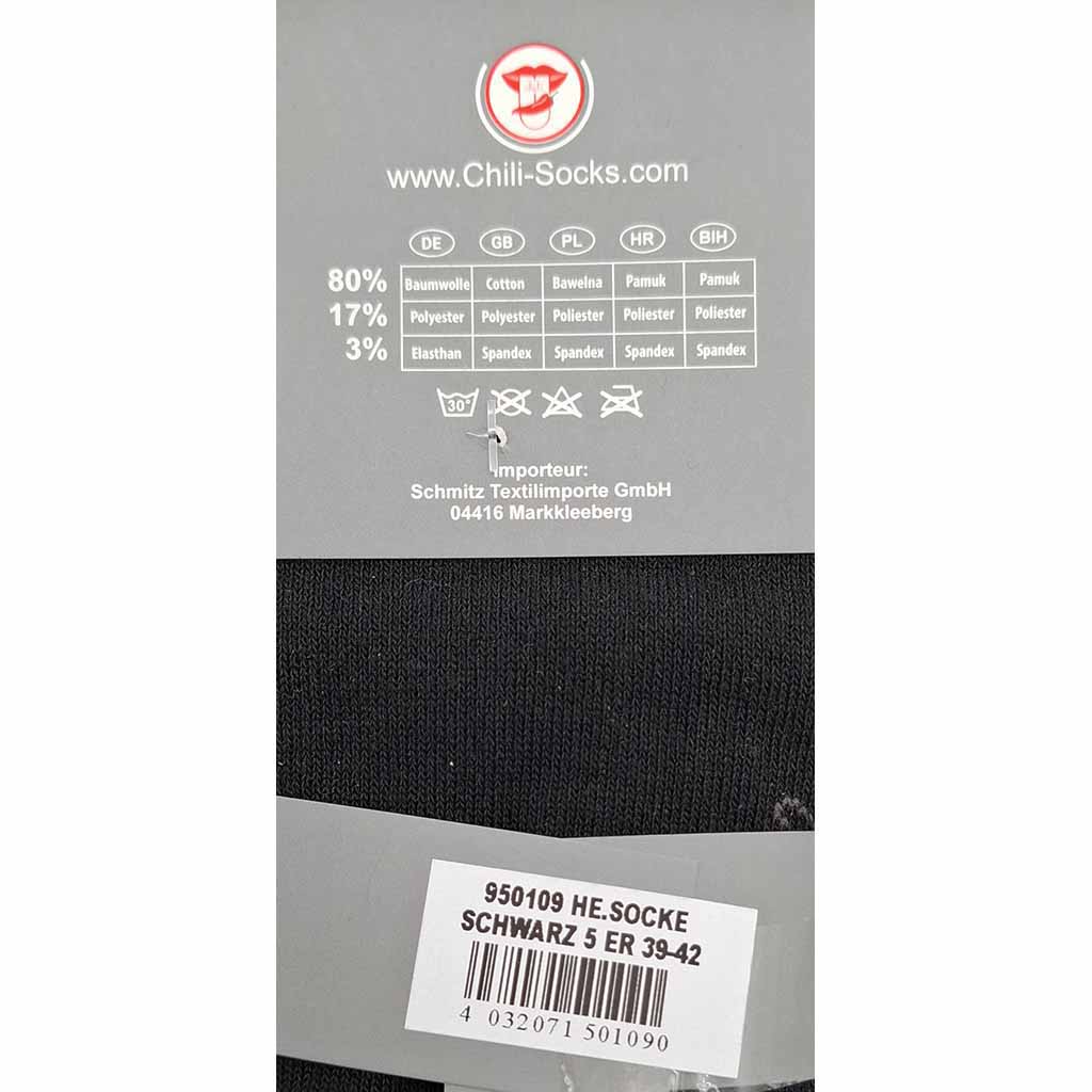 5 Paar Trend  Men Herrensocken Gr. 39-42