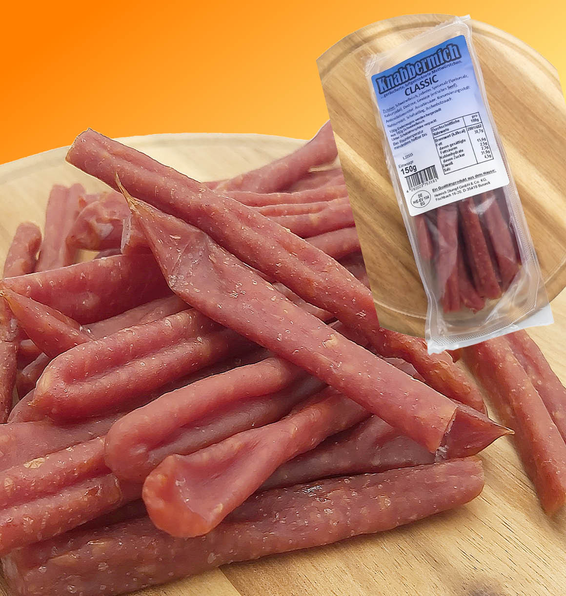 Knabbermich Classic Mettwürstchen 150g