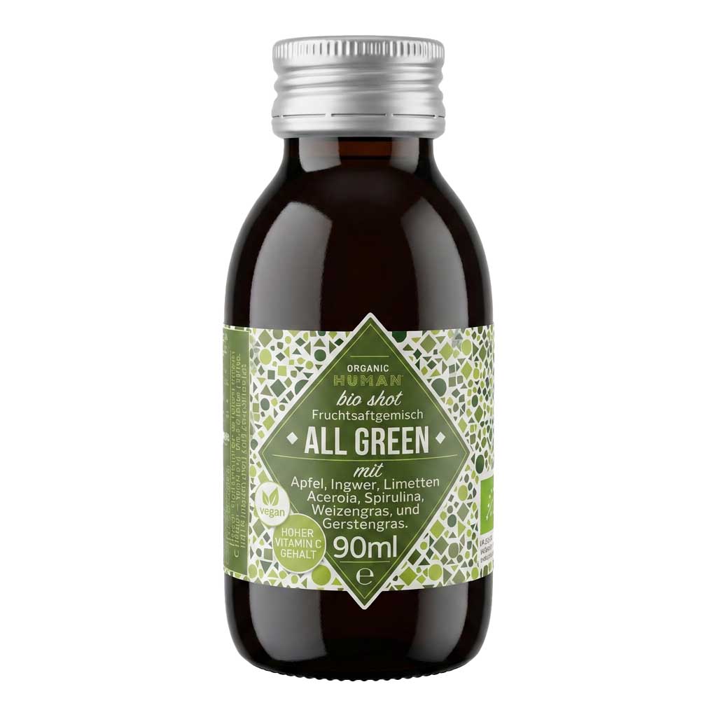 Fruchtsaft, All Green, 90ml, Bio, Vegan