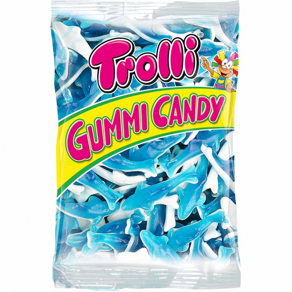 Trolli Haifisch Fruchtgummi 1kg MHD 29.04.27