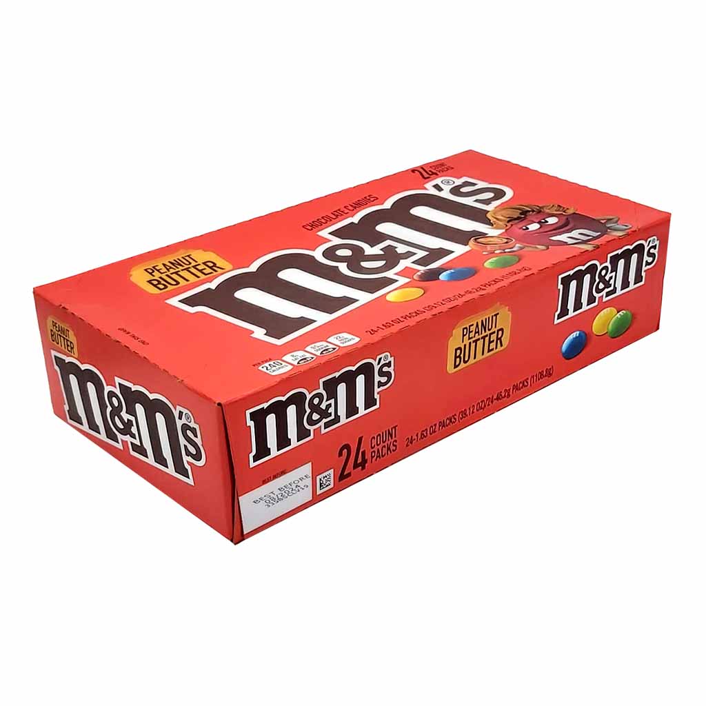 24x M&Ms Peanut Butter USA Chocolate Dragees 46g = 1108,8g