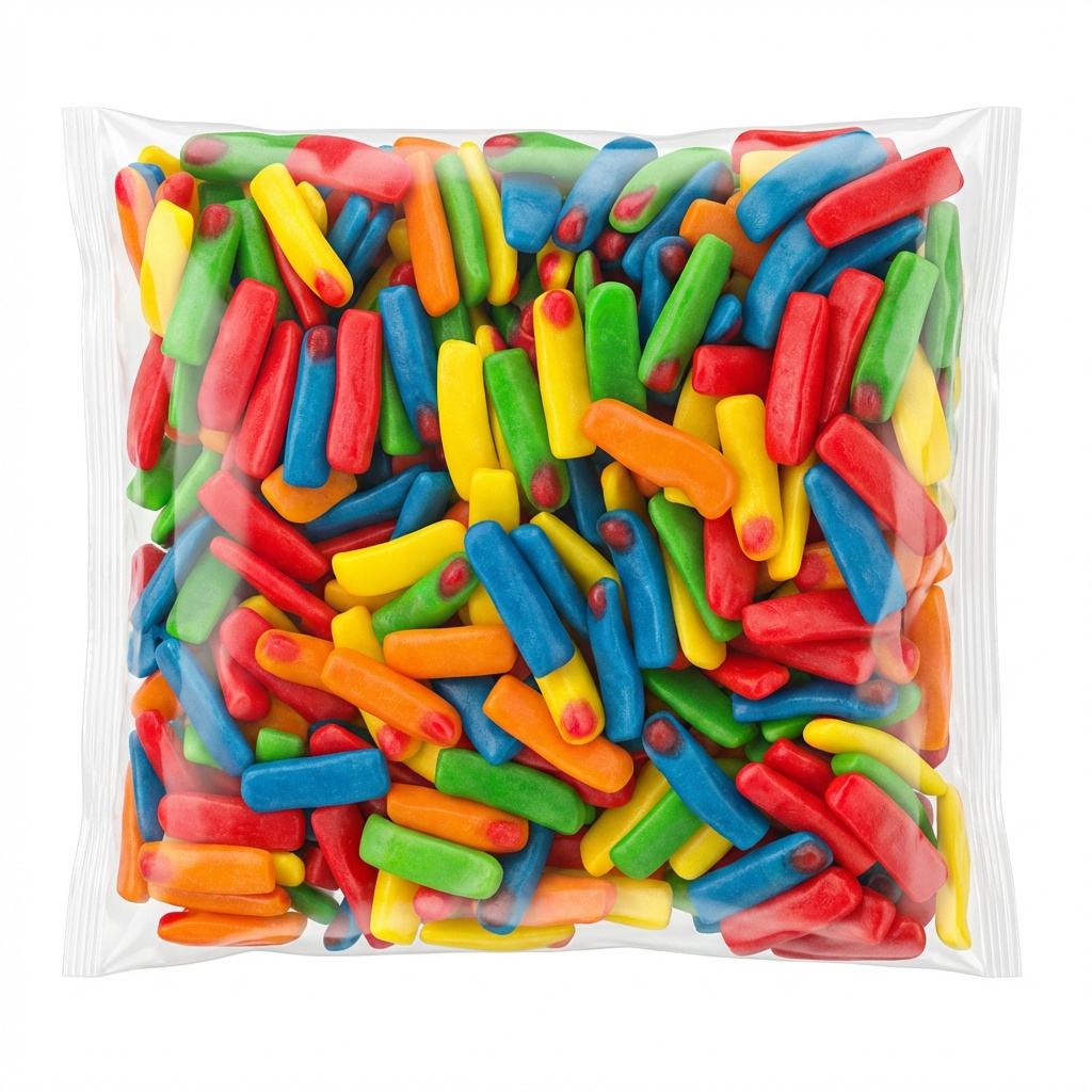 zuckerware, bonbons, bunt,  süßwaren, beutel