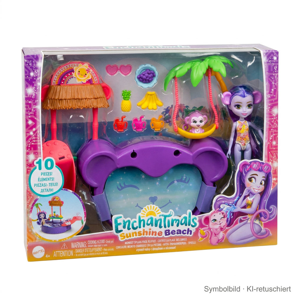 Enchantment, Sonnenstrand, Spielset, lila Figur, Zubehör