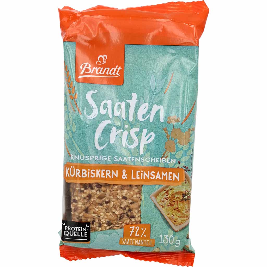 Haferkekse, Kürbiskern, Leinsamen, Saaten Crisp, 120-130g