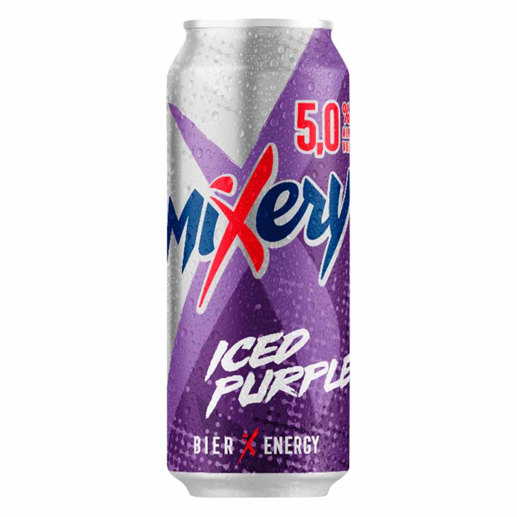Mixery Iced Purple Bier + Energydrink 5 % DOSE 24x0,5L=12L