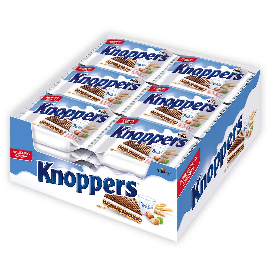 Knoppers Schnitte 24x 25g=600g MHD 23.11.26