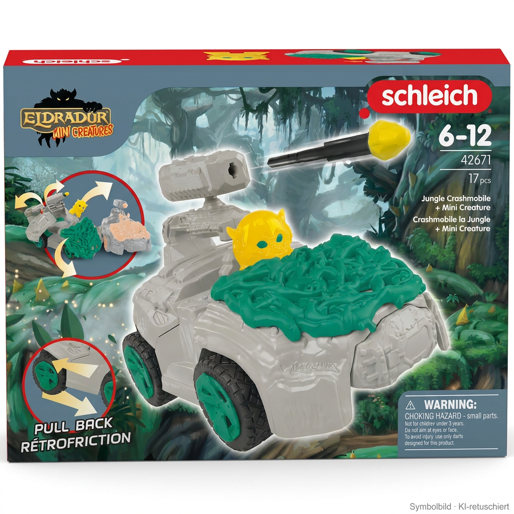 Jungle Crashmoblie, Mini Creature, Rover, Tank, Green Mat