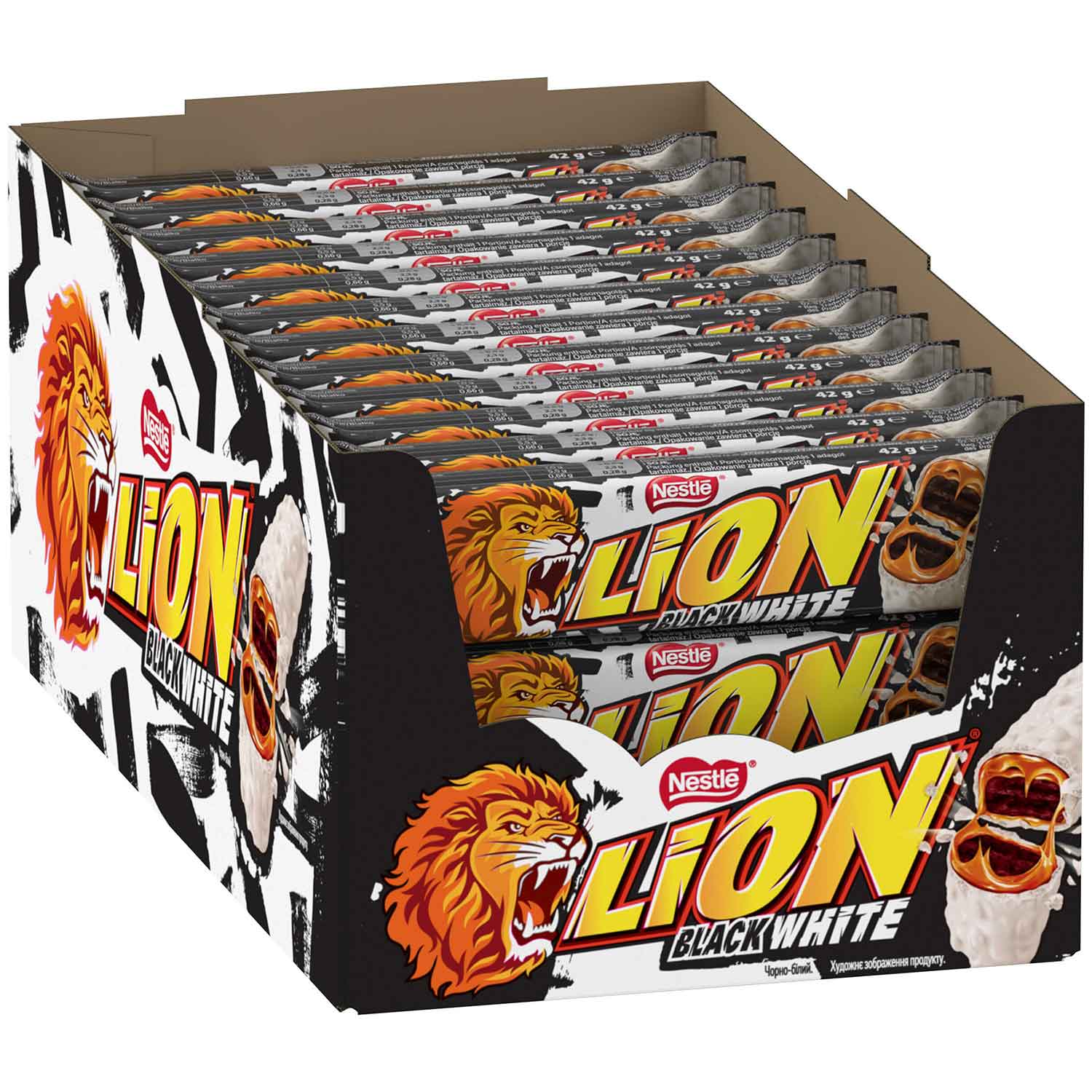 Lion Black & White 24x42g=1008g MHD 30.01.27