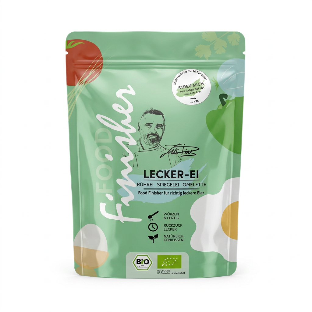Eieraufstrich, Lecker-Ei, Rührteig, Bio, Beutel