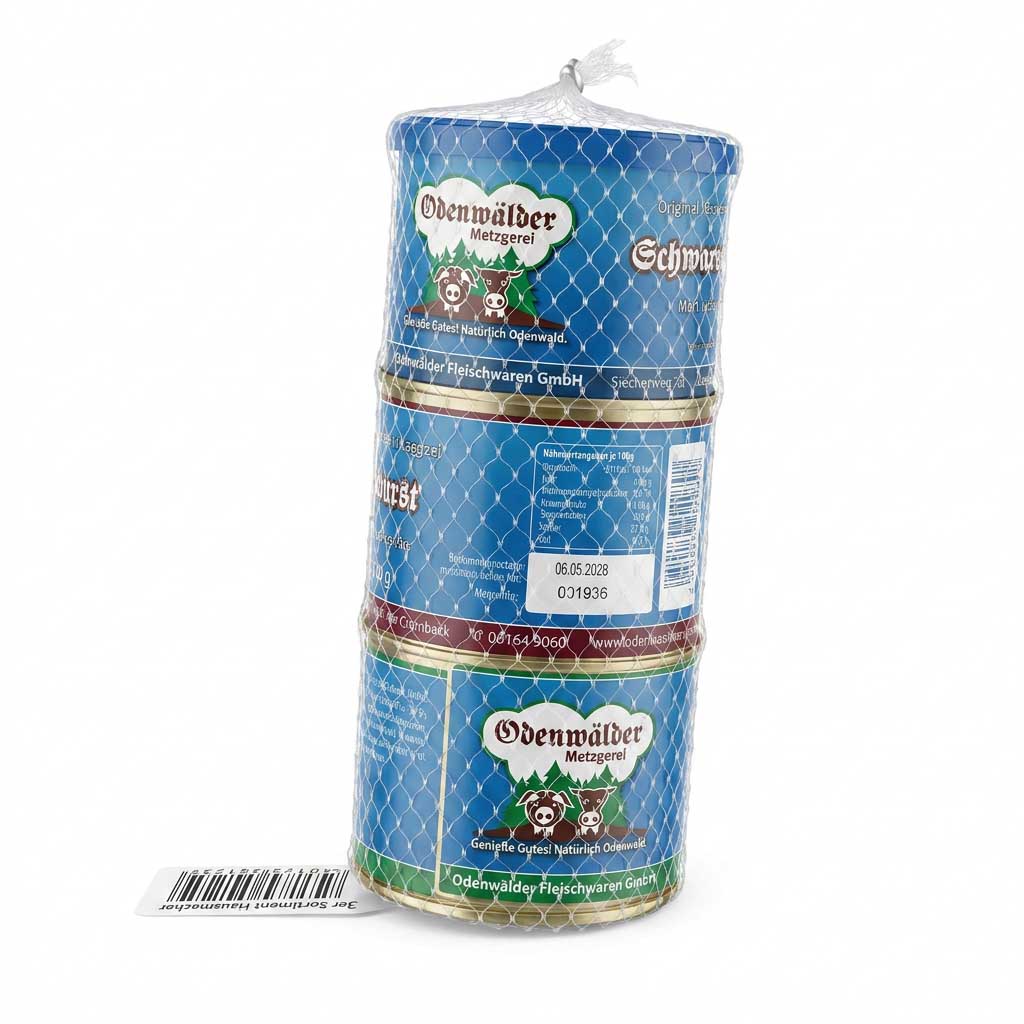 Wurst, Wurstware, Tierprodukt, Netzverpackung, Fleischware