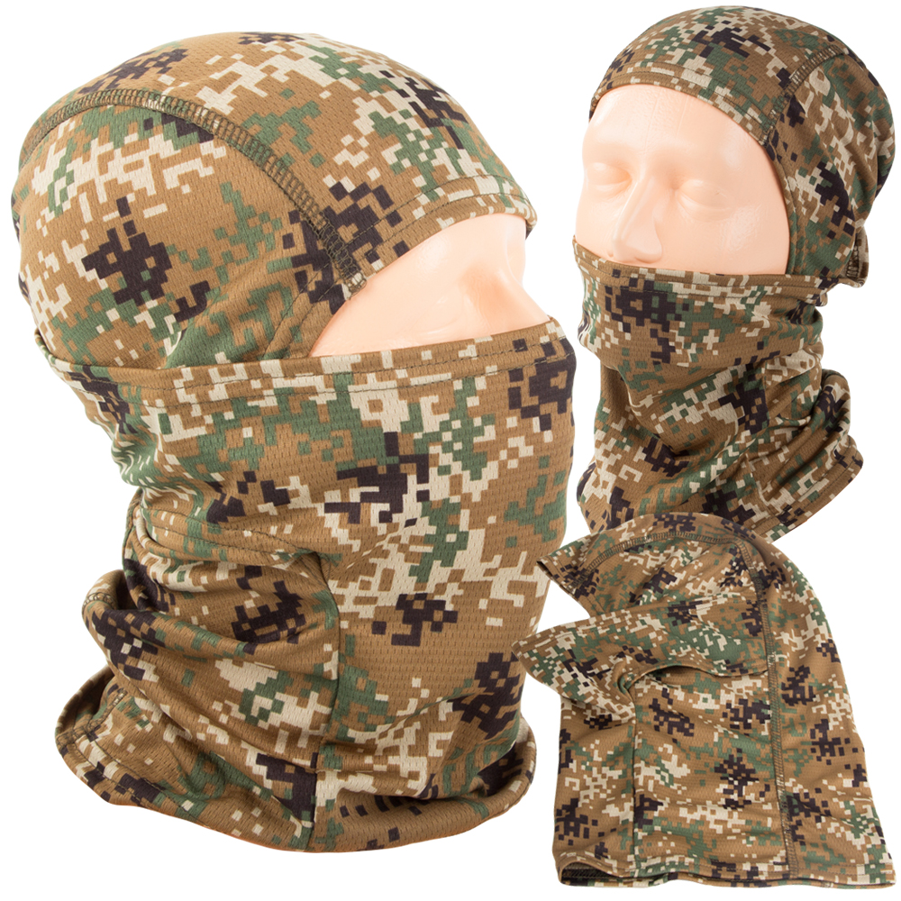 Kopfbedeckung, Schal, Gesichtsschutz, Tarnmuster, Camouflage