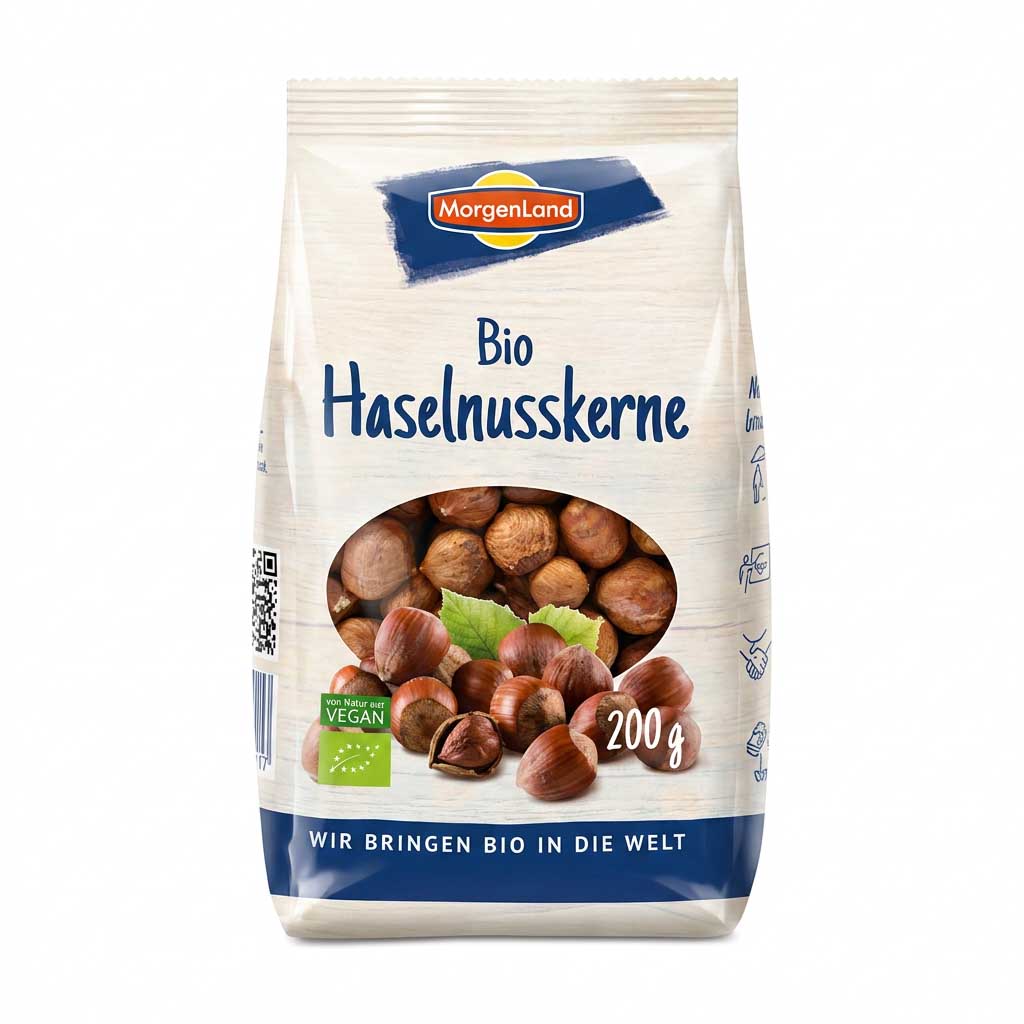 Haselnüsse, Nüsse, Bio, 200 g, vegan
