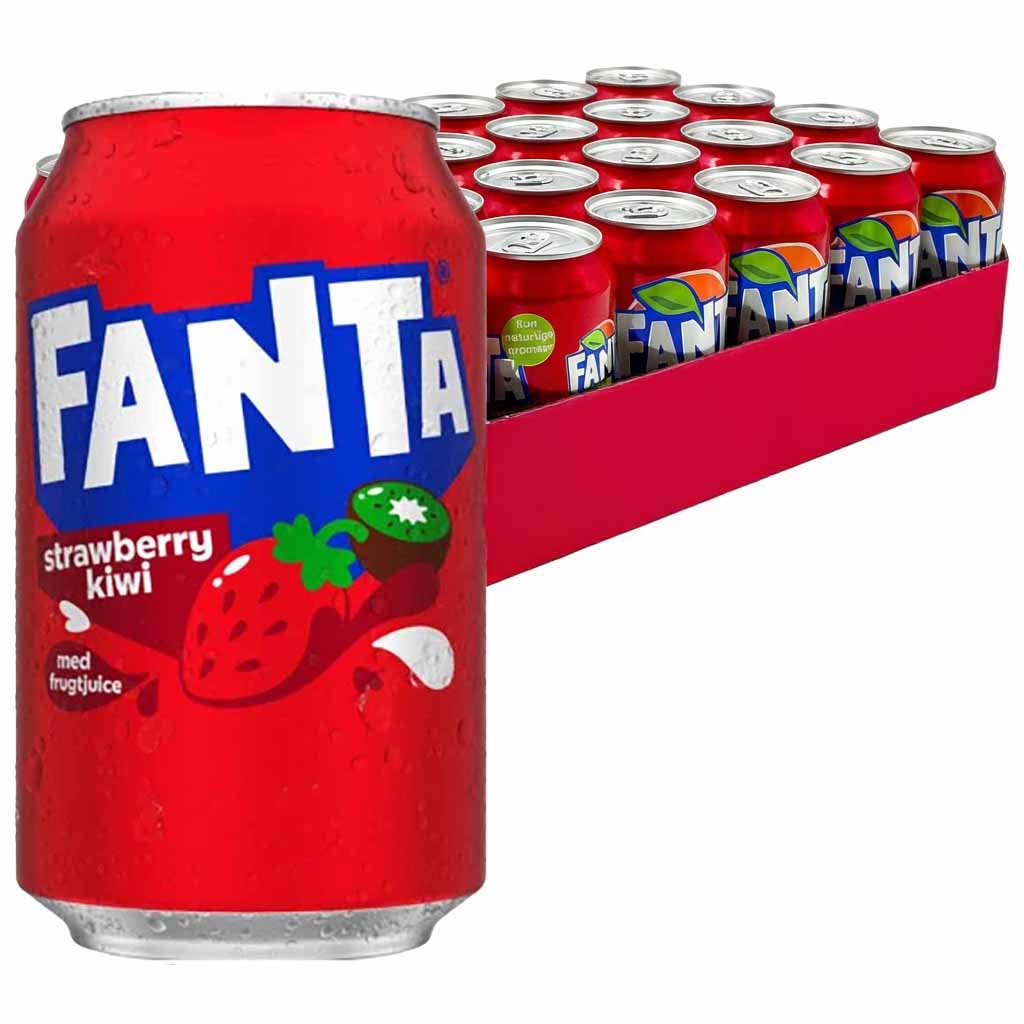 Fanta, Erdbeer, Kiwi, Softdrink, Limonade