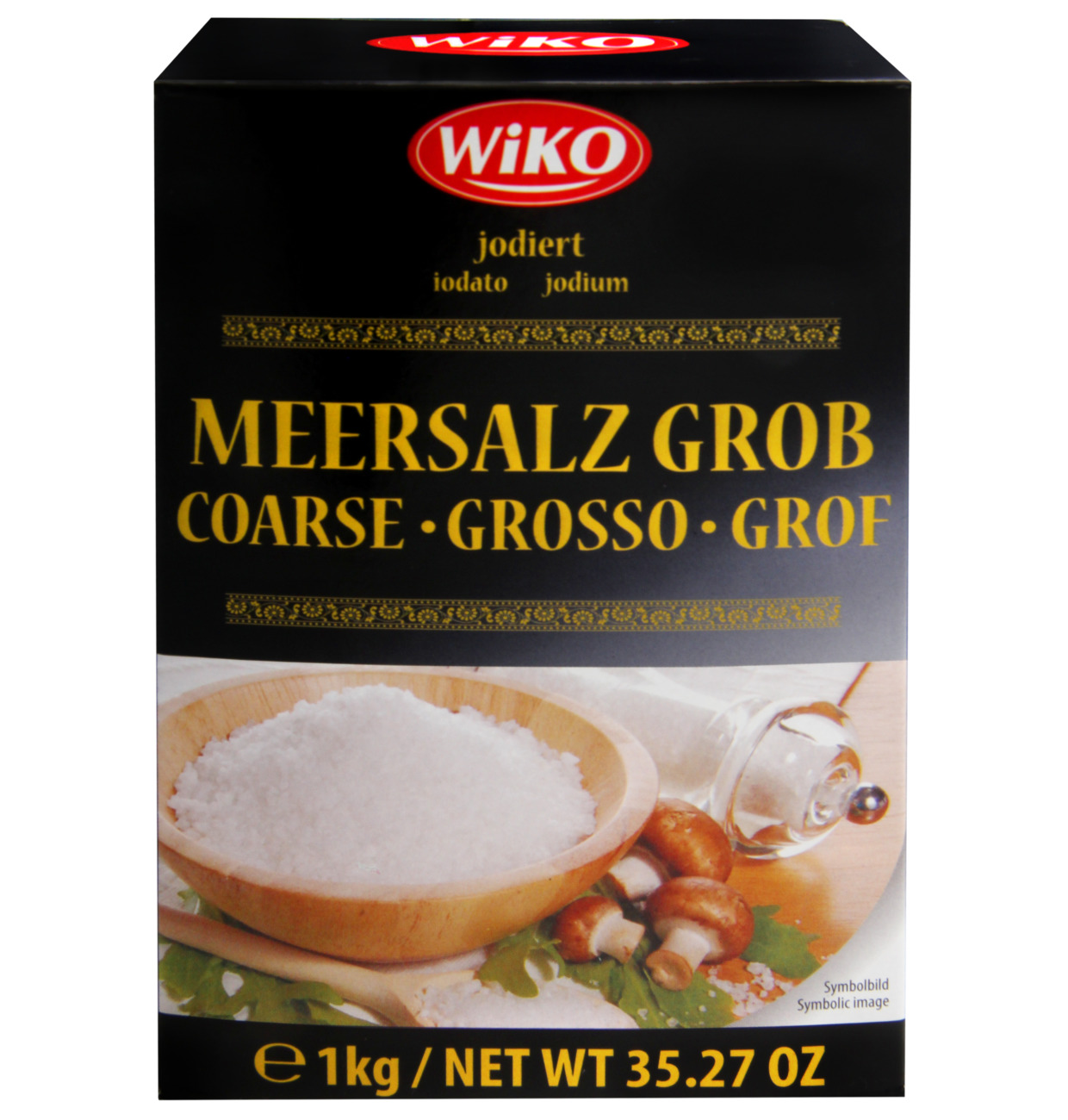 Wiko Meersalz jodiert grob 1kg MHD 14.05.28