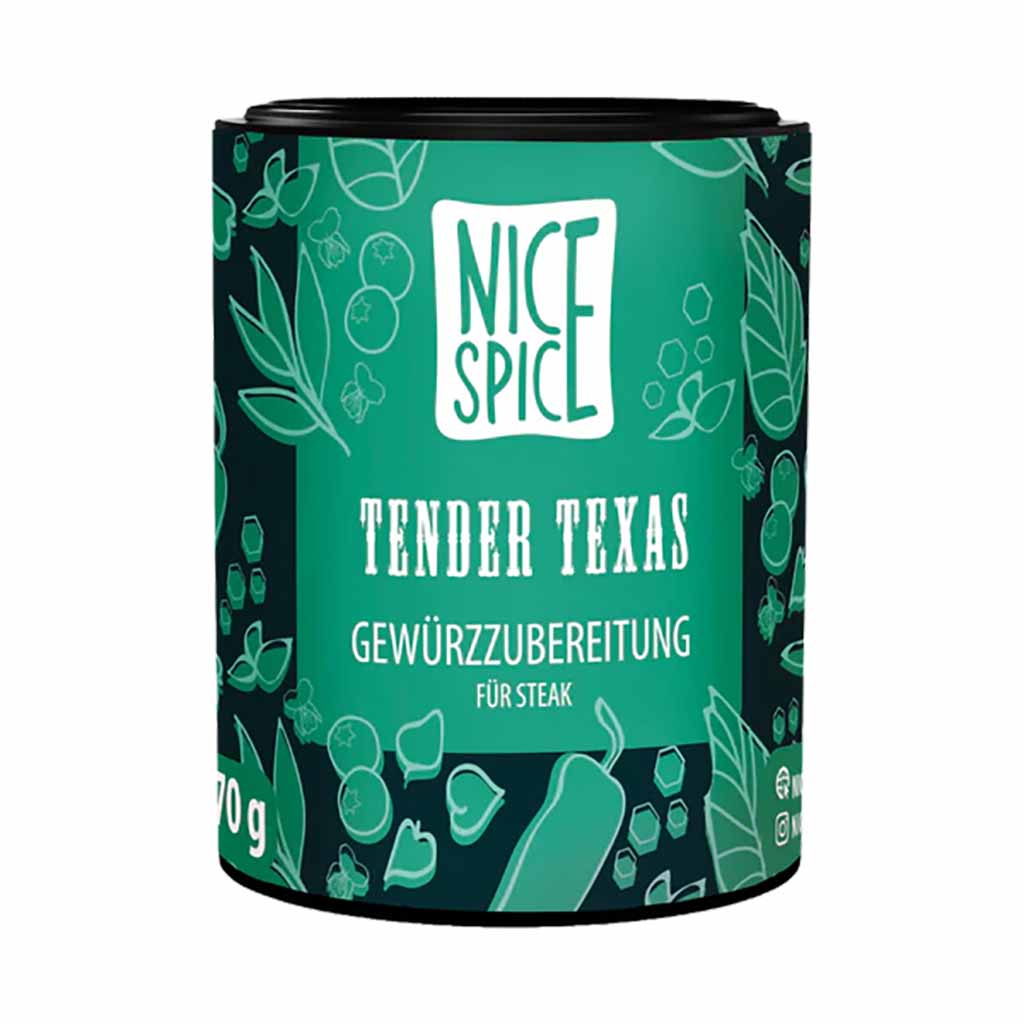 Gewürzzubereitung, Tenne Texas, Steak, Gewürzpulver, Nice Spice