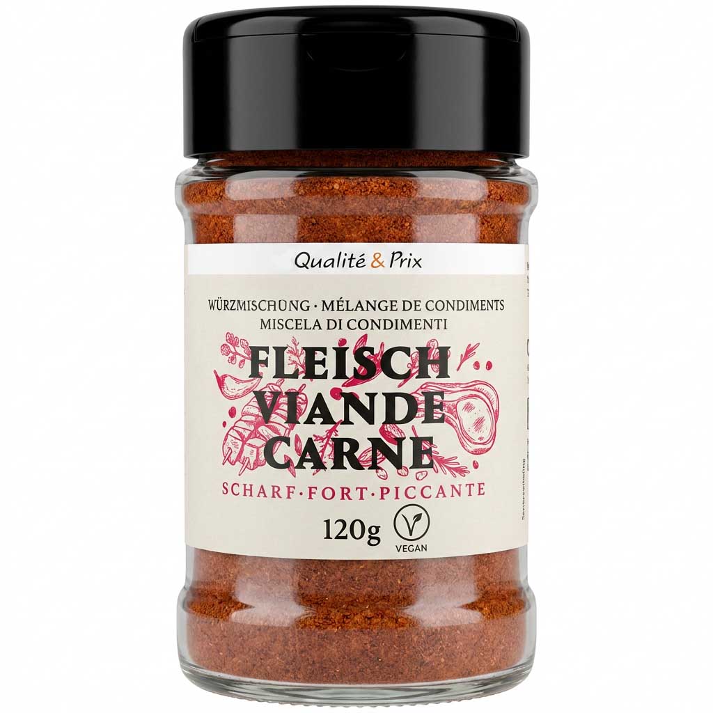 gewürz, würzmischung, paprikageschmack, fleischgewürz, 120g