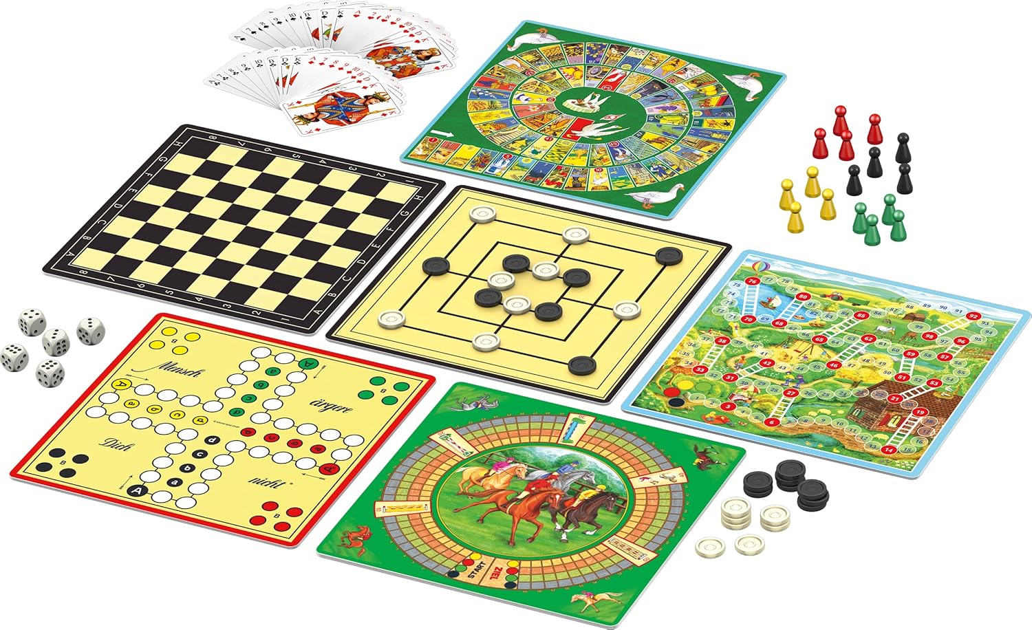 Gesellschaftsspiel, Brettspiel, Würfel, Karten, Spielfeld
