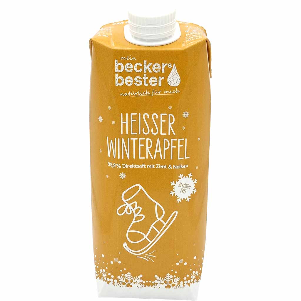 Winterapfel Saft, Direktsaft, Zimt & Nelken, Alkoholfrei, 120ml Karton