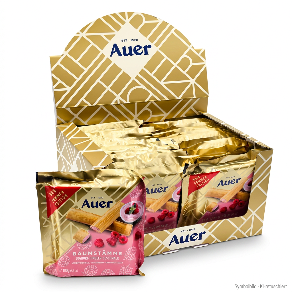 Keks, Baumstämme, Snack, Goldfarben, Verpackung
