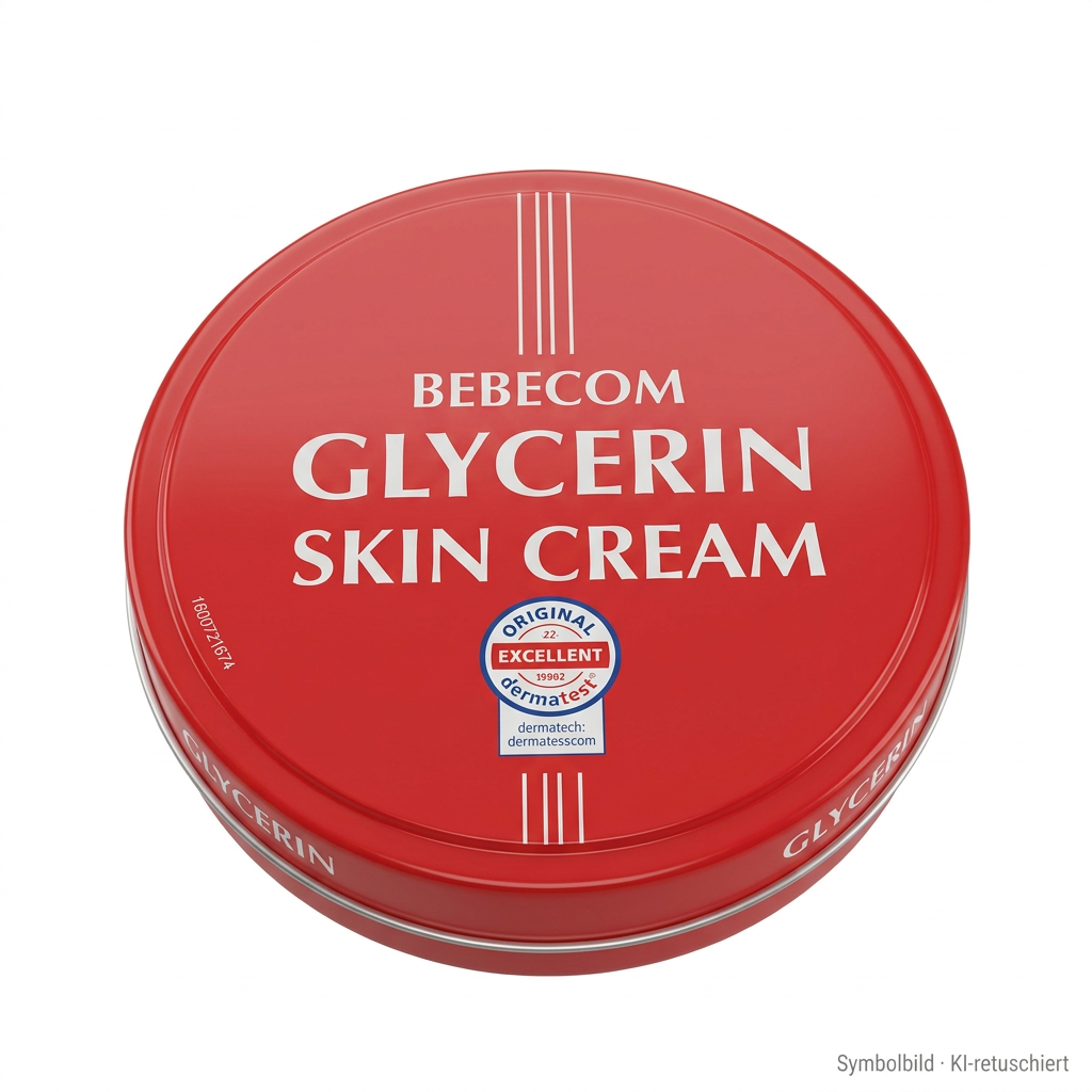 Glycerin, Hautcreme, Kompakt, Rundes Döschen, Pflegeprodukt